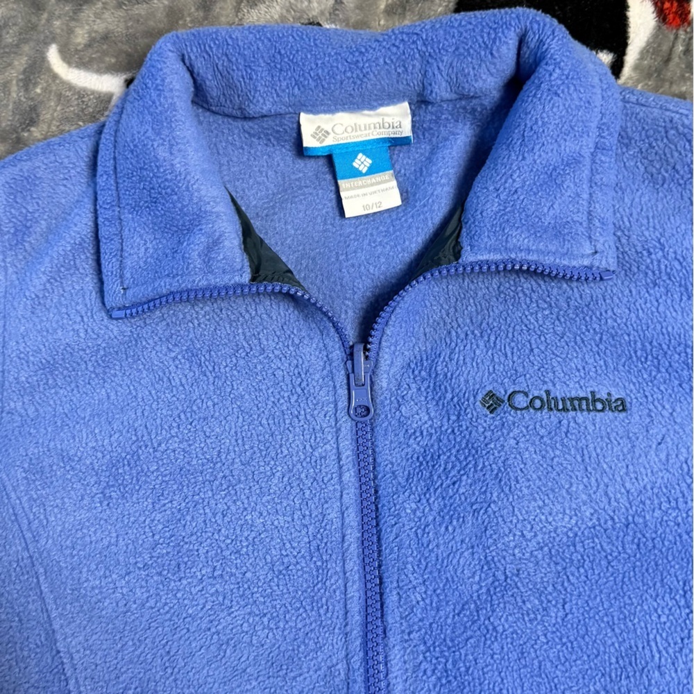 Columbia Sky Blue Fleece Jacket - Picture 3 of 12